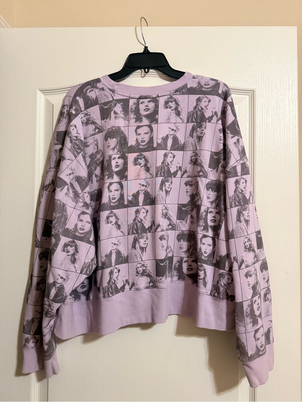 Taylor Swift The Eras Tour cropped lavender pullover size XL